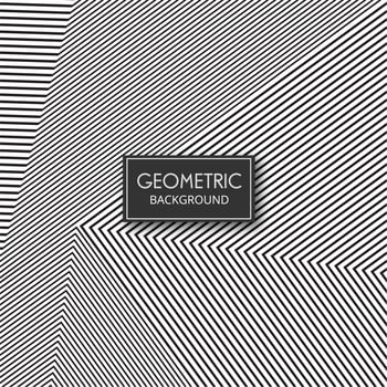 Abstract geometric shape lines pattern design vector