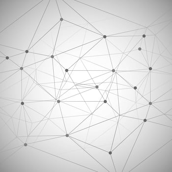 Abstract polygonal lines on a white background illustration vect vector