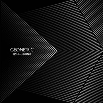 Modern dark lines background vector