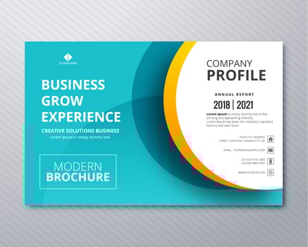 Business flyer template professional design illustration vector
