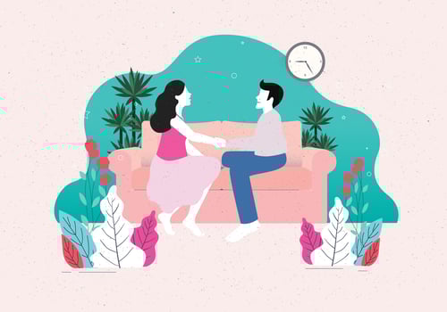 Chill Couple On The Couch Vol 2 Vector