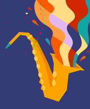 Saxaphone Illustration vector