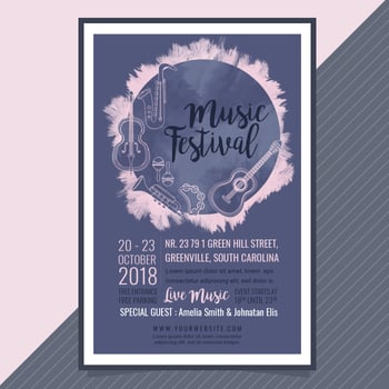 Vector Music Festival Poster