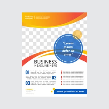 Modern Business Flyer Template vector