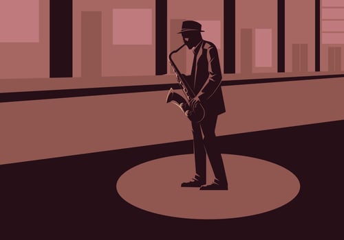 Saxaphone Vector Illustration