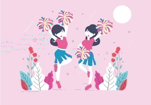 Cheerleaders Vol 2 Vector