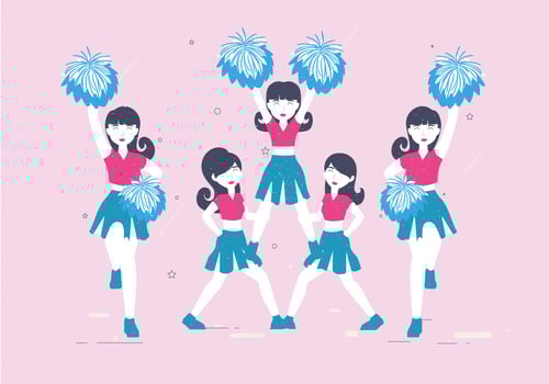 Cheerleaders Vol 3 Vector