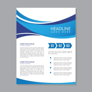 Modern Business Flyer Template vector