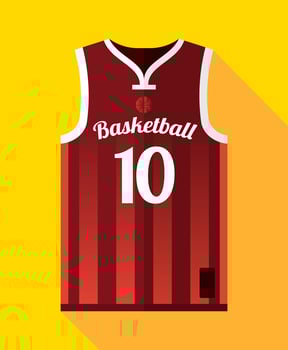 Basketball Jersey Mockup vector