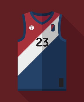 Basketball Jersey Mockup vector