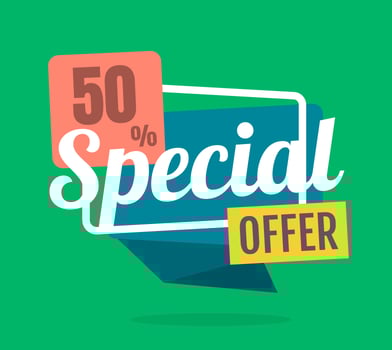Special Offer vector