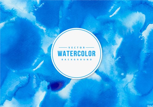 Indigo Blue Watercolor Background vector