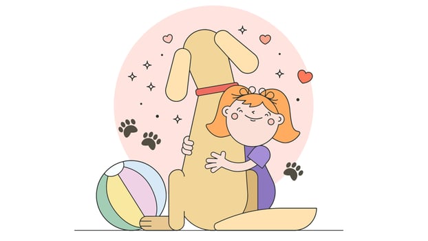 Love My Dog Vector
