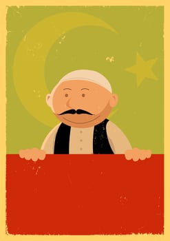 Turkish Cook Banner vector