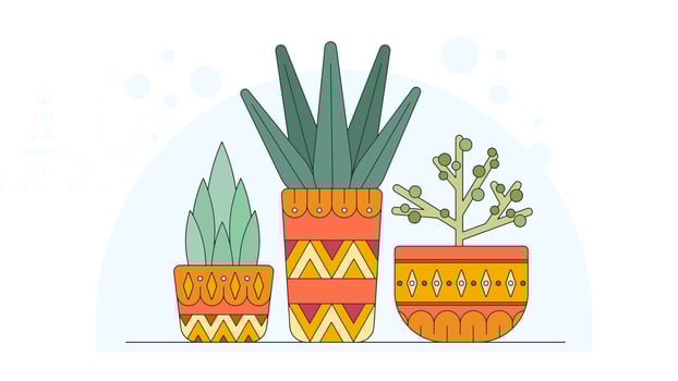 Exotic Plants Vector