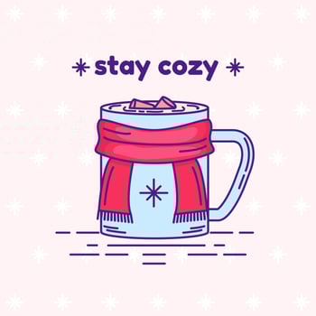 Stay Cozy Vector