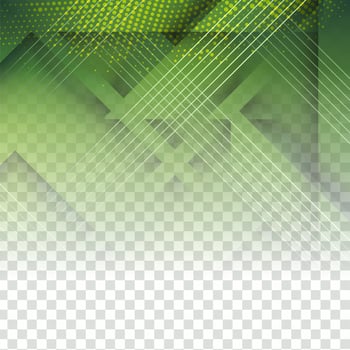 Abstract modern green technological geometric background vector