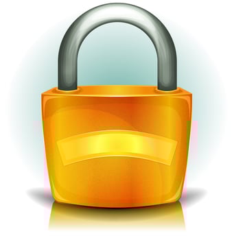 Padlock Security Icon vector