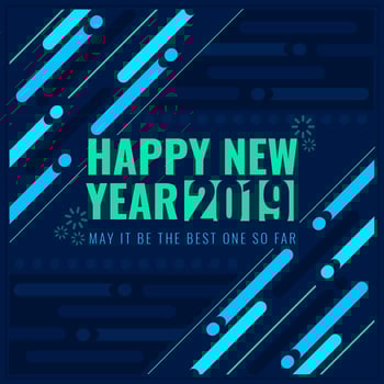 Vector Happy New Year Instagram Post