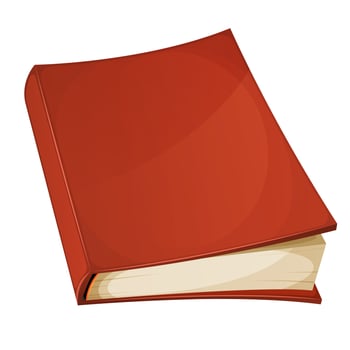 Red Book Isolated vector