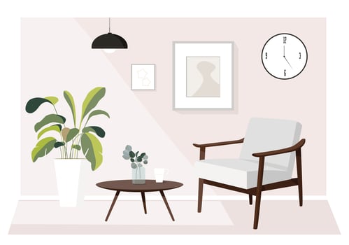 Vector Livingroom Illustration