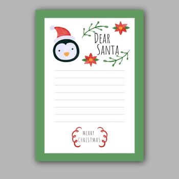 Cute Christmas Santa Card vector