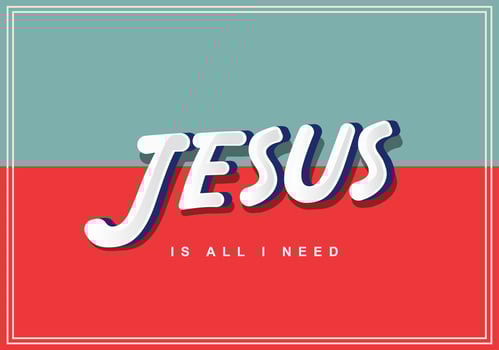 jesus lettering vol 4 vector