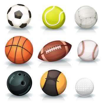 Sports Balls Set vector