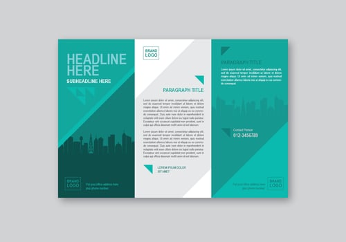 Professional Brochure Template vector