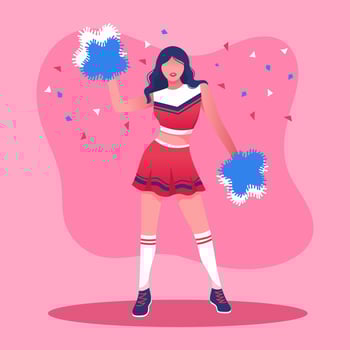 Cheerleader Vector