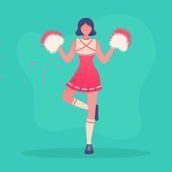 Cheerleader Vector