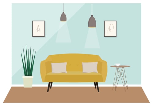 Vector Livingroom Illustration