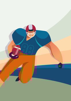 Football Player vector