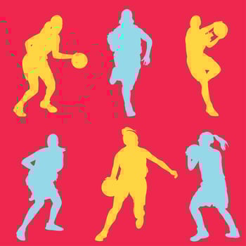 Female Basketball Player Vector Pack