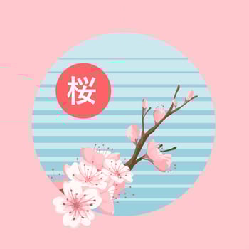 Cherry Blossom Flowers Vector