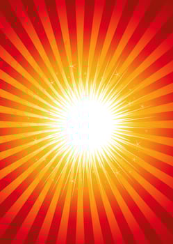 Abstract Flashy Starburst Background vector