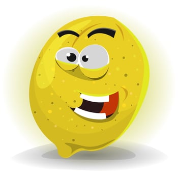 Lemon Fruit Character vector