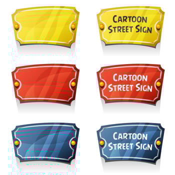 Street Wall Sign vector