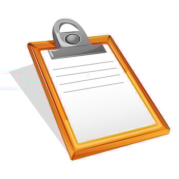Clipboard vector