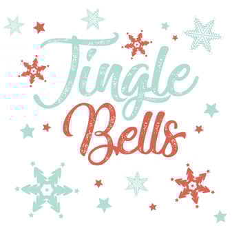 Christmas typography background vector