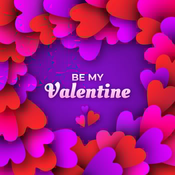 Valentines Day Frame Vector