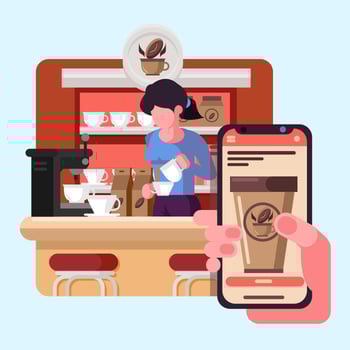 Online Food Order vector