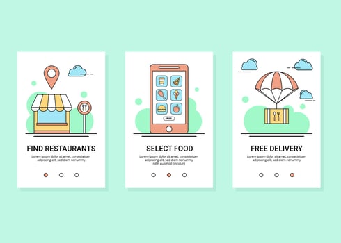 Online Food Order Vector 