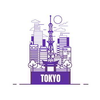 Tokyo vector