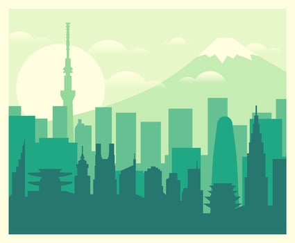 Tokyo Illustration vector