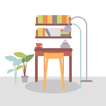 cozy settings vector