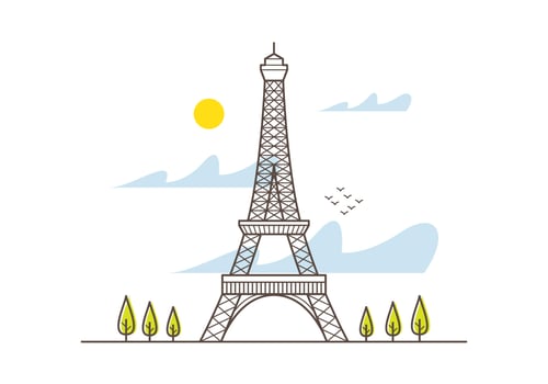 Eiffel Tower vector