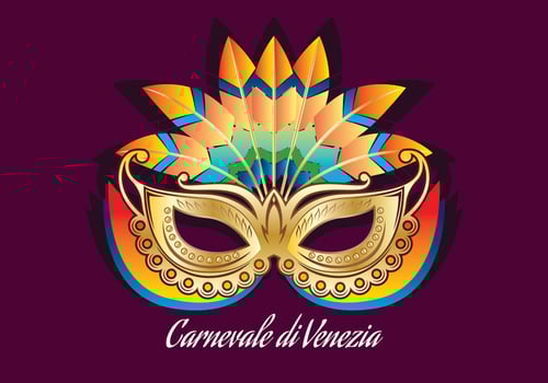 Carnevale Di Venezia Mask vector