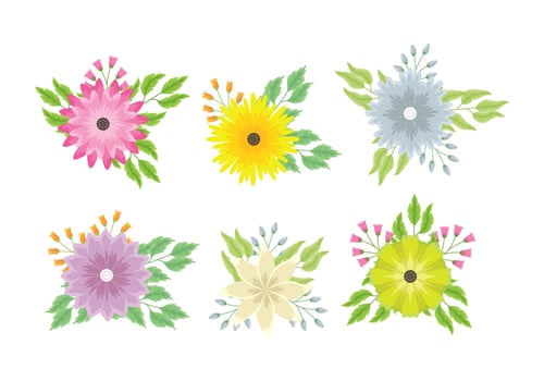 Flower Clipart set  vector