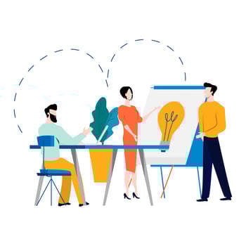 Professional training, education vector